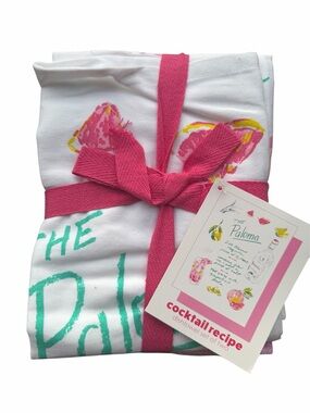Cocktail Recipe Dishtowel Set Gift Idea - The Paloma